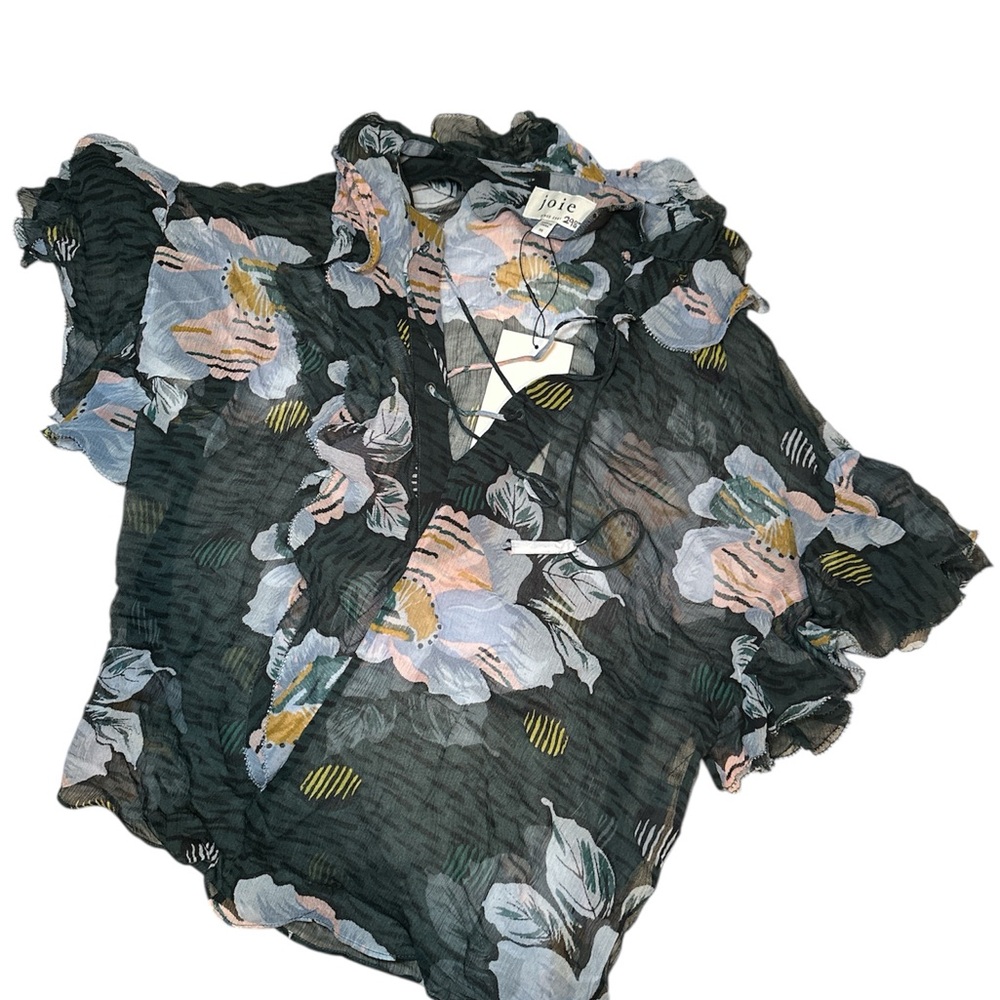 NWT Joie Devon Floral Printed Blouse
